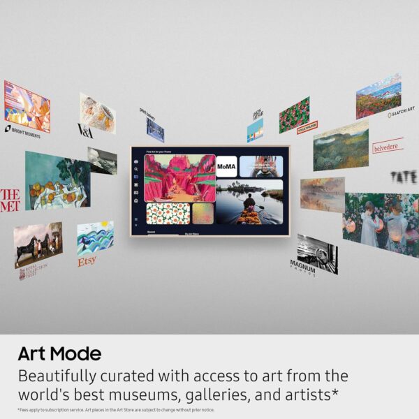 Samsung 43-Inch Class The Frame LS03F 4K QLED Smart TV (2025 Model) Modern Frame Design, NQ4 AI Gen2 Processor, Art Mode, Artful Picture Quality, Samsung Vision AI, Alexa Built-in - Image 10