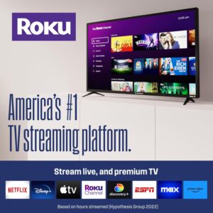 Westinghouse Roku TV – 24 Inch Smart TV, HD Television with Wi-Fi Connectivity and Mobile App, LED Flat Screen Compatible with Apple HomeKit, Alexa and Google Assistant
