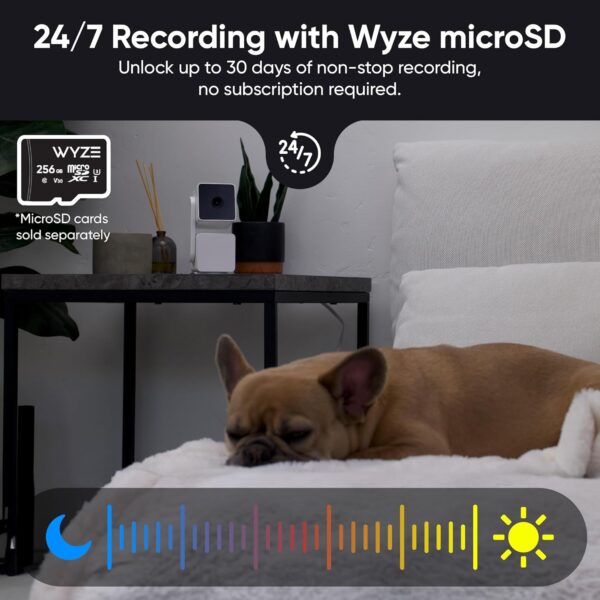 WYZE Cam Pan v3 Indoor/Outdoor IP65 1080P 360° Pan/Tilt/Zoom WiFi Smart Home Security Camera, Motion Tracking for Baby/Pet, Color Night Vision, Works with Alexa&Google Assistant, Free Expert Setup - Image 9