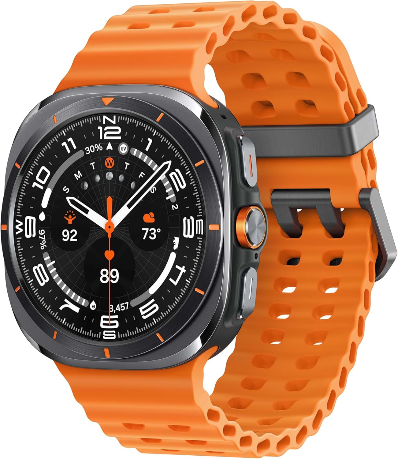 Samsung Galaxy Watch Ultra (2024) 47mm LTE AI Smartwatch w/Energy Score, Wellness Tips, Heart Rate Tracking, Sleep Monitor, Fitness Tracker, GPS, Titanium Gray [US Version, 1Yr Manufacturer Warranty]