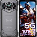 Read more about the article DOOGEE S200 Rugged Smartphone 5G Unlocked, 256GB+32GB Rugged Phone with 1.32″ Rear Screen, 10100mAh Battery, Android 14,100MP+20MP Night Vision Camera