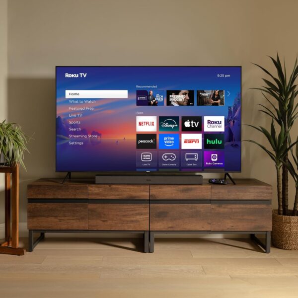Roku Smart TV 2025 – 75-Inch Select Series, 4K HDR TV – RokuTV with Enhanced Voice Remote – Flat Screen LED Television with Wi-Fi for Streaming Live Local News, Sports, Family Entertainment - Image 12