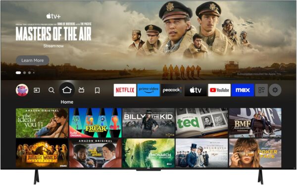 TCL 75-Inch Class Q65 QLED 4K Smart TV with Fire TV (75Q651F, 2024 Model), Dolby Vision, HDR PRO+, Dolby Atmos, Alexa Built-in with Voice Remote, Apple AirPlay 2 Compatibility, Streaming Television - Image 9