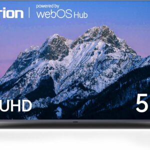 HORION 55 inch Smart TV, 4K UHD LED TV with WebOS 22, Ultra Slim Television with Mega Contrast, HDR10, Dolby Audio – Streaming Live, Bluetooth, Hdmi, WiFi ((P6D Series, 2025)