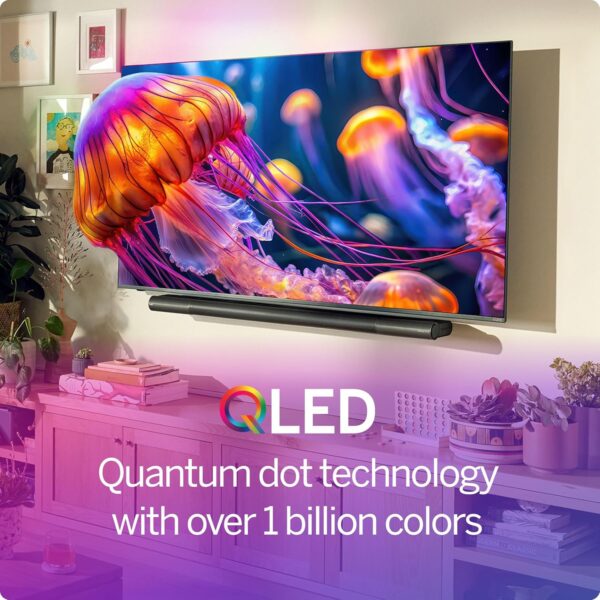 VIZIO 50-inch Quantum Pro 4K 120Hz QLED HDR10+ Smart TV with Dolby Vision, Active Full Array, 240Hz @ 1080p PC Gaming, WiFi 6E, Apple AirPlay, Chromecast Built-in, M50QXM-K01, 2023 Model - Image 5