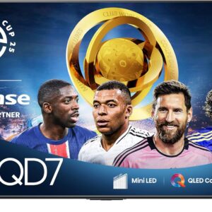 Hisense 50″ Class QD7 Series Mini-LED 4K UHD Smart Fire TV (50QD7QF, 2025 Model) – QLED, HDR10+, Dolby Vision, Dolby Atmos, Game Mode Plus, ALLM, Alexa Built in with Voice Remote, Streaming TV, Black