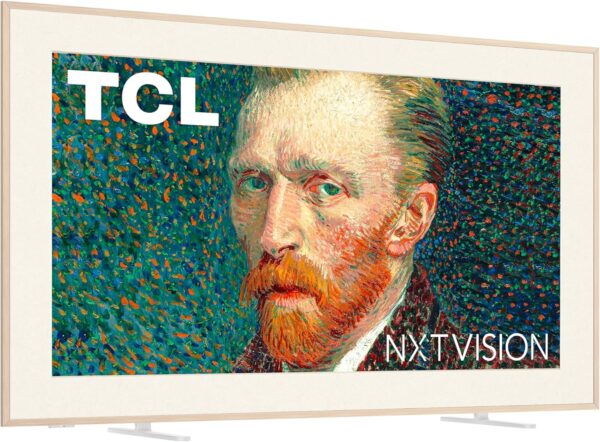TCL 55-Inch Class NXTVISION Series QLED 4K UHD Google Smart TV Canvas Style Art Frame TV - QLED, 120hz, Matte Anti-Glare Screen, Free Bezel and Frame, Atmos, Free Art Included (55A300W, 2024 Model) - Image 12