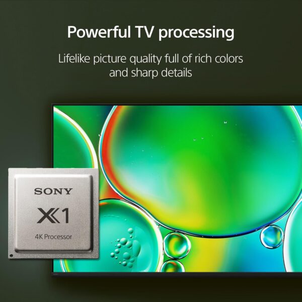 Sony BRAVIA 2 II 55 Inch 4K Ultra HD LED Smart TV with Google TV and Exclusive Features for PlayStation®5 (K-55S20M2), 2025 Model - Image 2