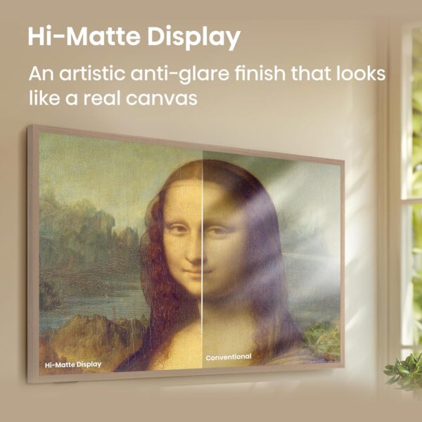 Hisense 75-Inch Class QLED 4K S7N CanvasTV Series Dolby Vision HDR Google Smart TV (75S7N, 2025 Model) - 144Hz, Art Mode, Anti-Glare Panel, Hi-Matte Display, UltraSlim Wall Mount & Frame Included - Image 5
