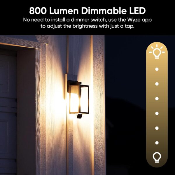 WYZE Bulb Cam Security Camera, 2K HD Security Cameras Wireless Outdoor Indoor Color Night Vision, Dimmable LED Bulb, Motion Detection, Siren Alarm, Easy Installation, Works w/Alexa/Google Assistant - Image 4