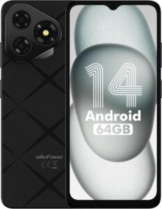 Read more about the article Ulefone Note 19 Unlocked Phones, 6.56″ HD+ Display, Android 14, 8-Core 6GB+64GB, 5000mAh Battery, 3-Card Slots, Dual 4G Unlocked Smartphones, 8MP+5MP Camera, GPS/Face Recognition – Black