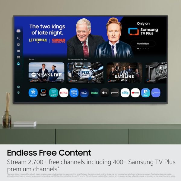 Samsung 43-Inch Class The Frame LS03F 4K QLED Smart TV (2025 Model) Modern Frame Design, NQ4 AI Gen2 Processor, Art Mode, Artful Picture Quality, Samsung Vision AI, Alexa Built-in - Image 8