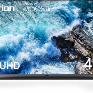 HORION 43 inch Smart TV, 4K UHD LED TV with WebOS 22, Ultra Slim Television with Mega Contrast, HDR10, Dolby Audio – Streaming Live, Bluetooth, Hdmi, WiFi ((P6D Series, 2025)