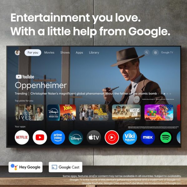 Hisense 98" Class QD5 Series (98QD5QG, 2025 Model) QLED 4K UHD Smart Google TV, Native144Hz, Motion Rate 480, Dolby Vision Atmos, HDR 10+, AMD FreeSync Premium, MEMC, VRR, ALLM - Image 9