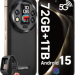 Read more about the article OUKITEL WP200 Pro Android 15 5G Rugged Smartphone Unlocked – 72GB+1TB Rugged Phone with Earphone/SmartWatch, 108MP Camera 8800mAh Battery, 6.7”FHD+ 120Hz Cell Phone,NFC/OTG/ BT5.3/GPS/WIFI6/T-Mobile
