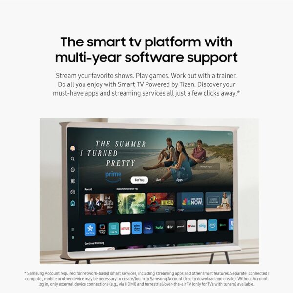 Samsung 43-Inch Class QLED 4K The Serif LS01D Series Quantum HDR Smart TV (QN43LS01D, 2024 Model) (Renewed) - Image 8