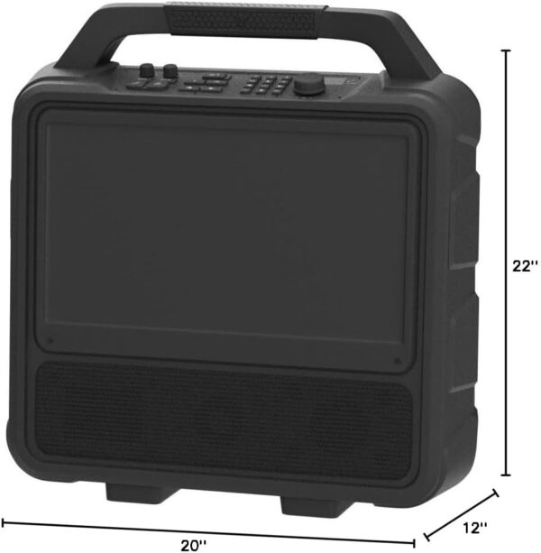 Monster Vision | Portable Entertainment System, 15.6” Full HD Screen, 60W Audio | Up to 25 Hours Playback | Two HDMI Ports for Your Favorite Smart Streaming Device & Gaming Console | Portable TV - Image 9