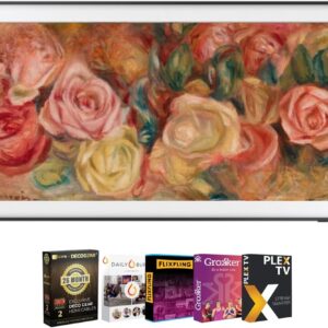 Samsung QN55LS03DA 55″ The Frame QLED 4K Smart TV (2024) Bundle with Movies Streaming + Deco Gear 2X 4K HDMI 2.0 Cable w/Copper Conductors & CPS Exclusive 12 Month Protection Pack (BEACH-CPS-261500)