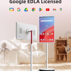 KTC MegPad 32″ Smart Portable TV, 4K Touch Screen Portable TV Monitor, Android 13 Google EDLA Certified 8G RAM+128G Storage, Octa-core CPU 9500mAh Battery, Dual 6W Speakers WiFi 6