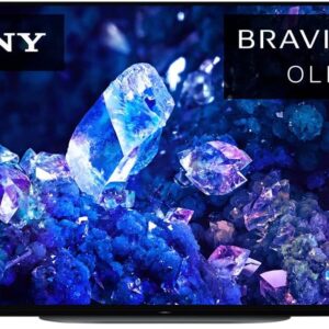 Sony XR42A90K Bravia XR A90K 42 inch 4K HDR OLED Smart TV Bundle with Premiere Movies Streaming + 37-100 Inch TV Wall Mount + 6-Outlet Surge Adapter + 2X 6FT 4K HDMI 2.0 Cable