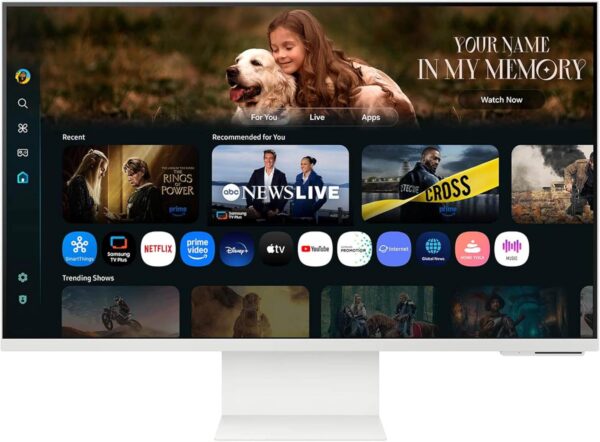 SAMSUNG 32” Smart Monitor M8 (M80F) 4K UHD Display, Samsung Vision AI, Smart TV Apps, Gaming Hub, USB-C, HDMI and USB-A, White, LS32FM803UNXZA, 2025 - Image 13
