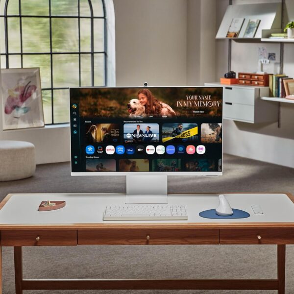 SAMSUNG 32” Smart Monitor M8 (M80F) 4K UHD Display, Samsung Vision AI, Smart TV Apps, Gaming Hub, USB-C, HDMI and USB-A, White, LS32FM803UNXZA, 2025 - Image 23