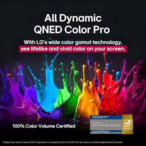 LG 75-Inch Class QNED evo AI QNED92A Series Mini LED 4K Smart TV w/Dolby Atmos, Dolby Vision, HDR10, AI Super Upscaling 4K, Filmmaker Mode, Wow Orchestra, Alexa Built-in (75QNED92AUA, 2025) - Image 3