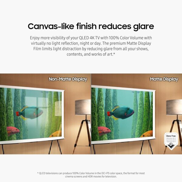 Samsung 43-Inch Class QLED 4K The Serif LS01D Series Quantum HDR Smart TV with 360 L-Shape Design, Anti-Reflection Matte Display, Detachable Easel Stand, Alexa Built-in (QN43LS01D, 2024 Model) - Image 4