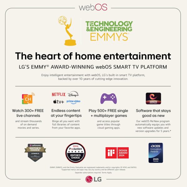 LG 75-Inch Class QNED evo AI QNED92A Series Mini LED 4K Smart TV w/Dolby Atmos, Dolby Vision, HDR10, AI Super Upscaling 4K, Filmmaker Mode, Wow Orchestra, Alexa Built-in (75QNED92AUA, 2025) - Image 10
