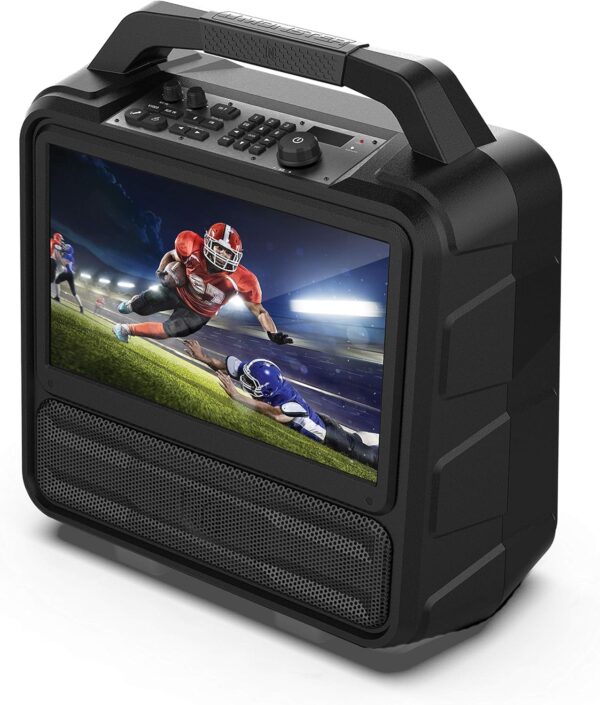 Monster Vision | Portable Entertainment System, 15.6” Full HD Screen, 60W Audio | Up to 25 Hours Playback | Two HDMI Ports for Your Favorite Smart Streaming Device & Gaming Console | Portable TV - Image 2