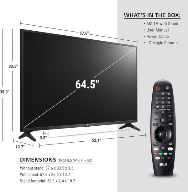 LG 65UN7300PUF Alexa Built-In UHD 73 Series 65" 4K Smart UHD TV (2020) - Image 4
