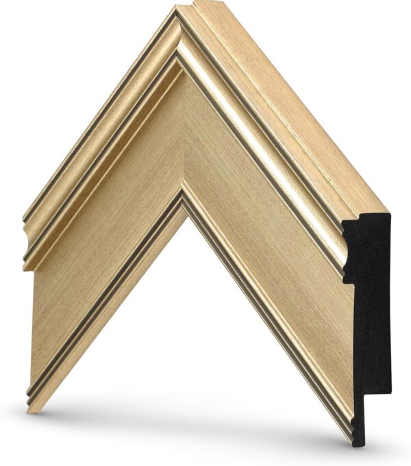 Frame My TV Deco TV Frames - Champagne Smart Frame Compatible ONLY with Samsung The Frame TV and Pro (65 inch, Fits 2021-2025) - Image 6