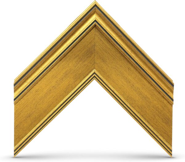 Frame My TV Deco TV Frames - Antique Gold Smart Frame Compatible ONLY with Samsung The Frame TV and Pro (65", Fits 2021-2025) - Image 3