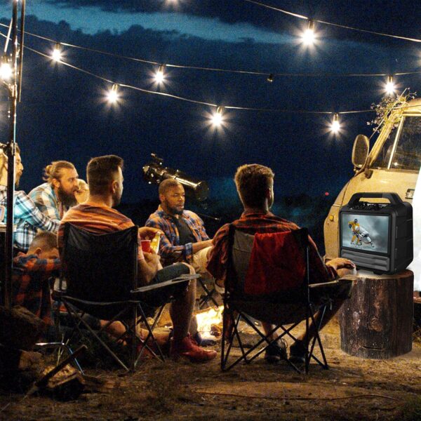 Monster Vision | Portable Entertainment System, 15.6” Full HD Screen, 60W Audio | Up to 25 Hours Playback | Two HDMI Ports for Your Favorite Smart Streaming Device & Gaming Console | Portable TV - Image 8